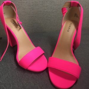 Torrid Neon Scuba Heels